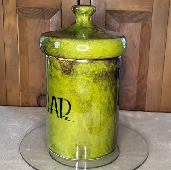Mid Century Sugar Canister